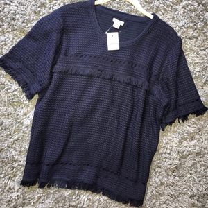 J.CREW Short-sleeve sweater